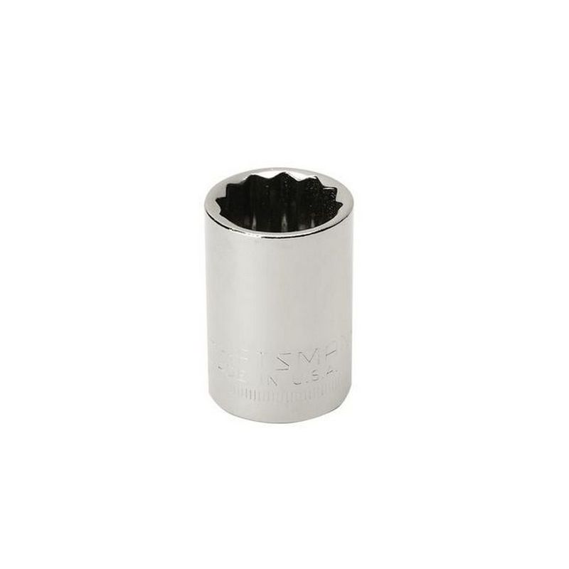 Soquete Curto,10mm, 12 pontas,encaixe 1/2- 44232- Craftsman