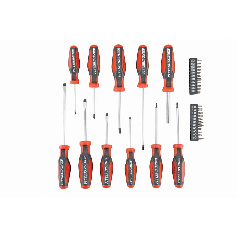 Jogo de Chave de Fenda e Phillips com Bits, 33 Peças - 61255 Pittsburgh