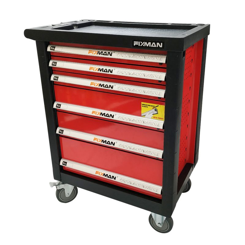 Carrinho para Ferramentas 6 Gavetas F1RP6 - Fixman