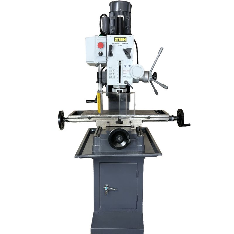 Furadeira, Fresadora Elétrica de Bancada e Coluna ZX45-110V - STROM
