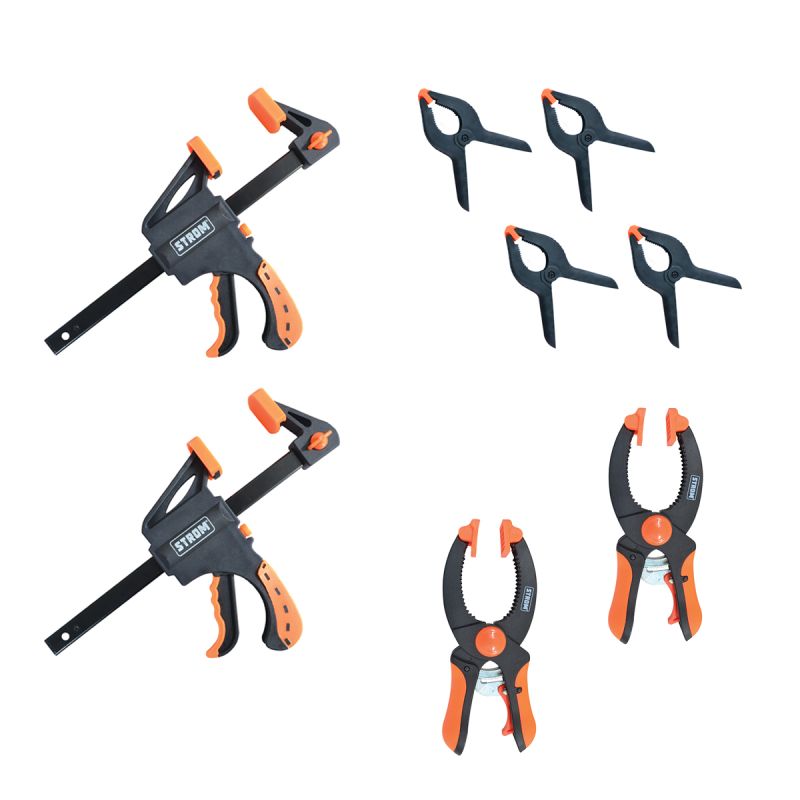 Jogo de Grampos E Sargentos Multiuso 8peças– GRAMP-13 - Strom