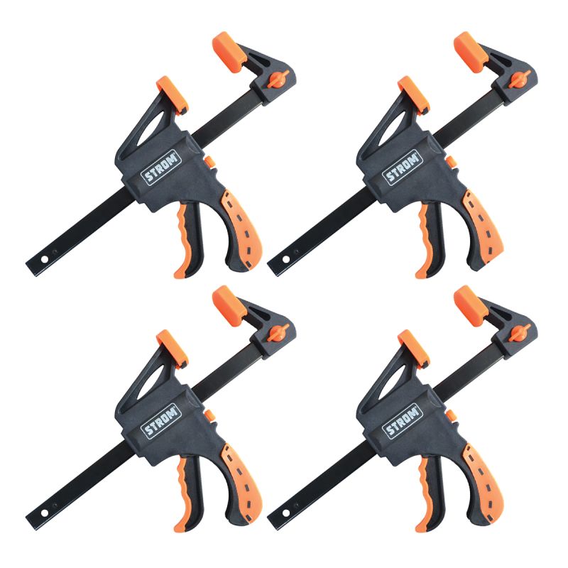 Jogo de Sargentos Tipo F 6Pol Multiuso 4peças - SARG-01 - Strom