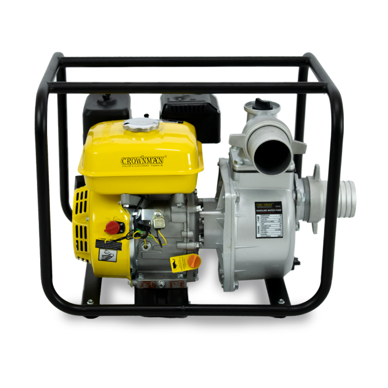 Motobomba D'agua À Gasolina Portátil 9HP, 4Pol. Partida Manual  - 5000140 - Crownman