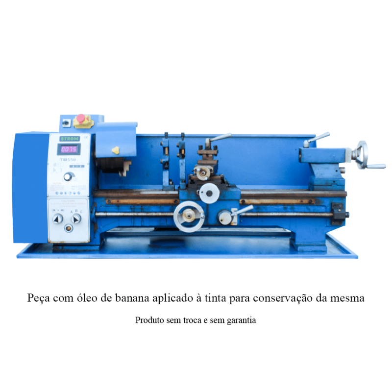 Torno Mecânico de Bancada com Controle de Rotação Eletrônico 550MM 110V - SP2124-I - OPENBOX