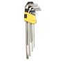 Jogo com 9 chaves hexagonais / allen de 1,5mm a 10mm - 0420109 1.5--10mm - Stander Crownman