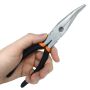 Alicate de Bico Longo Curvo 8Pol - 10104004 - HF Ferramentas