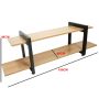 Estante Plana para Sala de Estar 1800 - PLANK L10