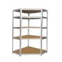 Estante em Aço Galvanizada de Canto 175Kg com 5 prateleiras GC9040