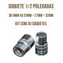 Kit com 20 soquetes - Crownman