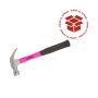 Martelo com Cabo de Fibra Vidro Rosa - 22988 - Pink Box Tools