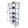 Conjunto de Porta Paletes Modular Galvanizado 3000kg por Prateleira - 3000644G - STROM